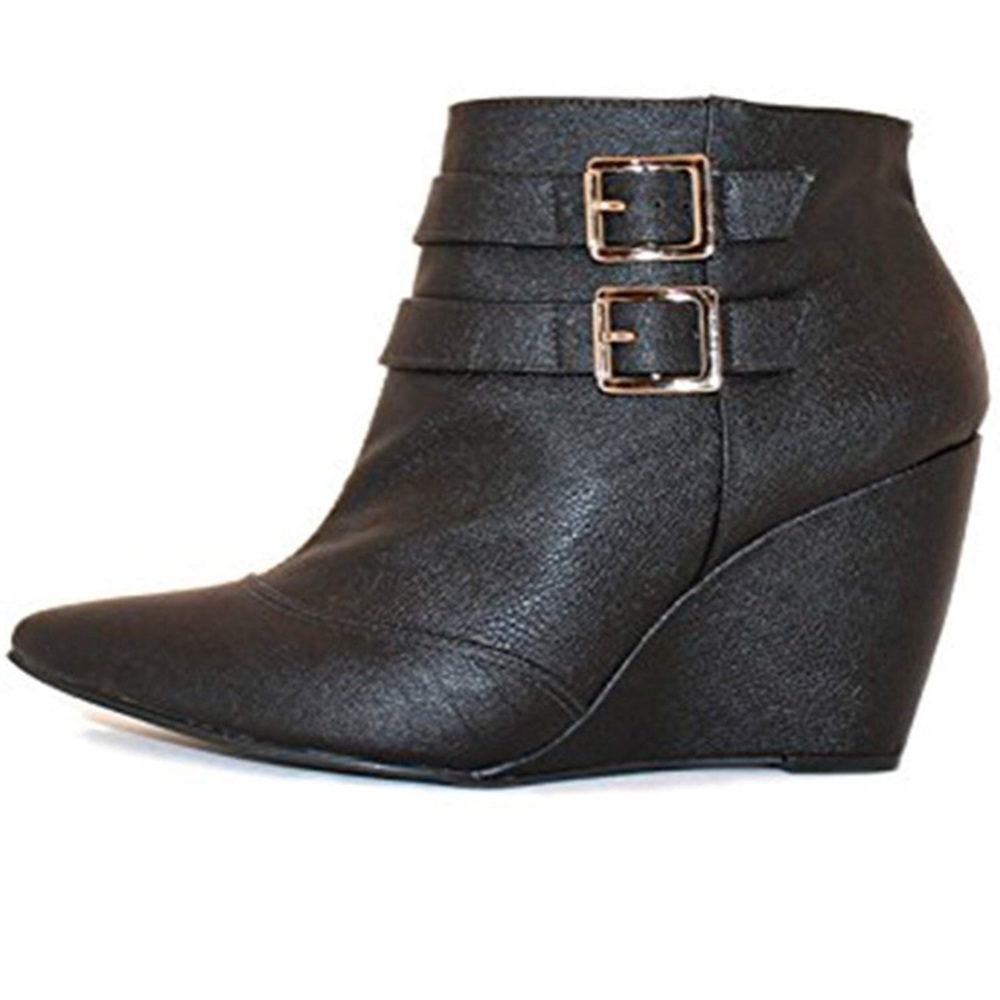 Neuaura Women's Faye Vegan Wedge Bootie